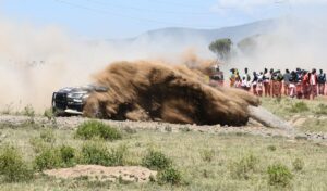 Safari rally shot by Boniface Mwangi